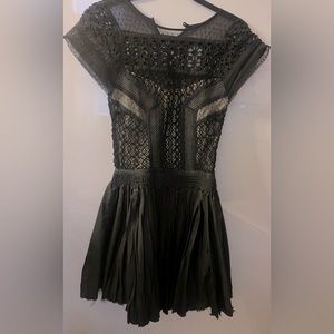 Black Lace mini cut dress.
